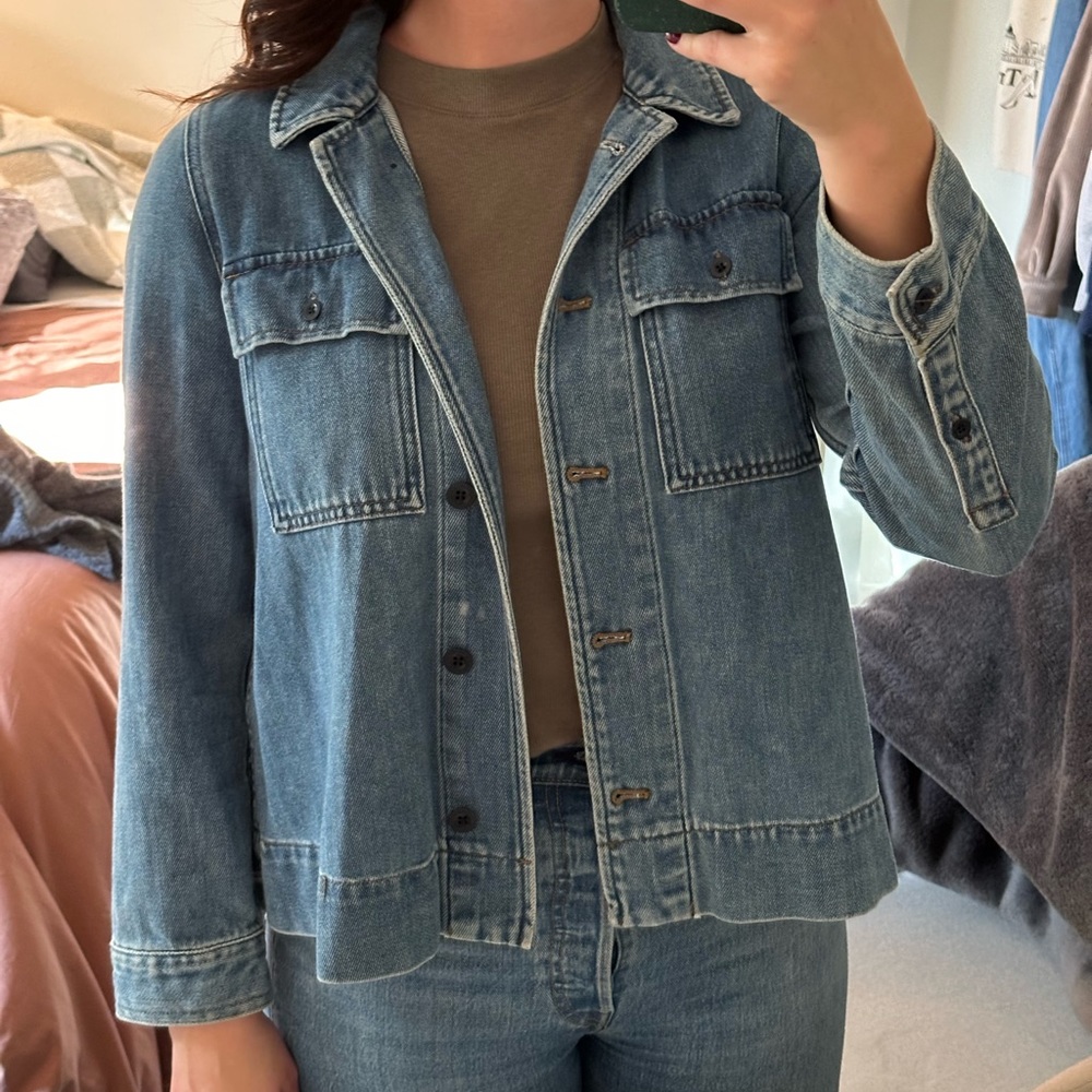 Madewell Jean Blazer Jacket Small